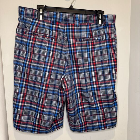 Men's Callaway Optimal Performance Chino Plaid Golf Shorts - 32-34" Waist - Picture 4 of 7